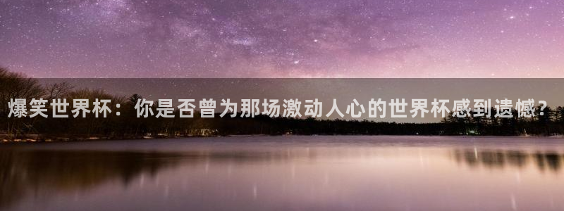 意昂2账号登录入口：爆笑世界杯：你是