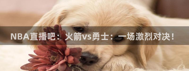鲸鱼直播足球：NBA直播吧：火箭vs勇士：一场激烈对决！