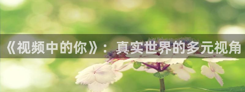 nba鲸鱼直播：《视频中的你》：真实世界的多元视角